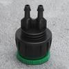 10Pcs G1/2 and G3/4 Thread Quick Connector Black and Green Irrigation Fitting  Micro Hose Connection