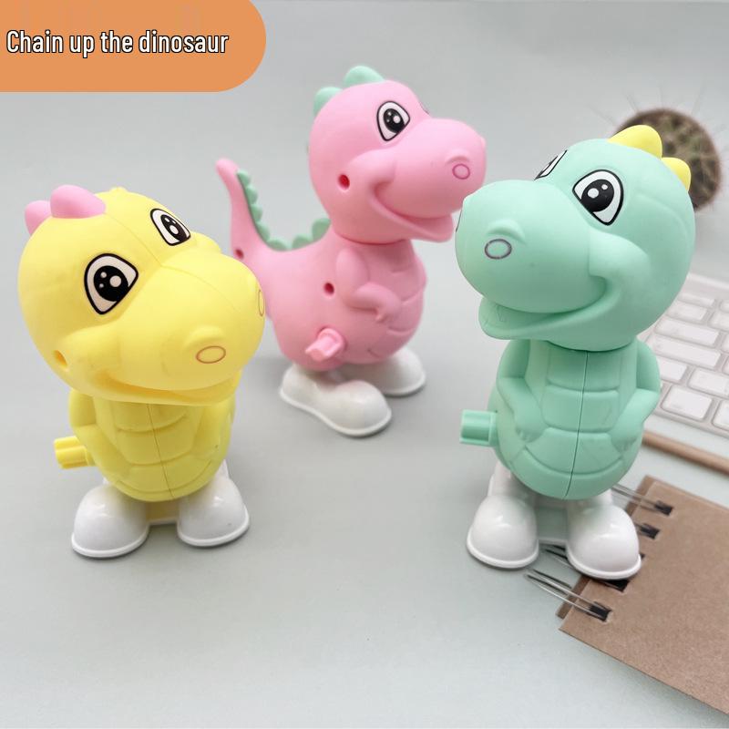 Wind-Up Dinosaur Cartoon Toy - Small Gift for Night Market Stalls