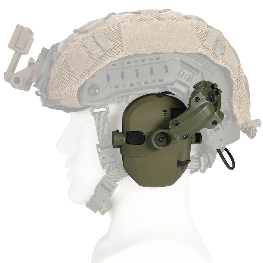 New DIY Tactical Headset Hunting Shooting Noise Cancelling Headphones for FAST Helmet Wendy M-LOK ARC Headset