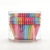 Doublures de cupcakes en papier arc-en-ciel coloré, 100 pièces, étui de tasse à muffins de cuisson, fête PP