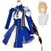 Honkai Star Rail Hsr Fate Saber Kostium Cosplay Peruka Kobiety Halloween Karnawał Impreza Odgrywanie Ról Stroje Ubrania