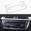 Car Styling Central Control Air Conditioning CD Button Decorative Frame for BMW 3/4 Series 3GT F30 F31 F32 F33 F34 F36