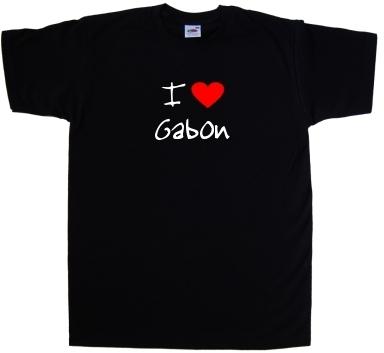 I Love Heart Gabon T-Shirt