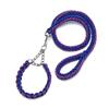 New Pet Collar Explosion-proof Flush Eight-strand Woven Nylon Running Dog Rope Traction Rope Dog Rope