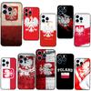 Polen Polnische Flagge Coque Für iPhone XR XS Max X 12 13 Mini 6S 7 8 Plus SE 2020 11 12 13 Pro Max Telefon Fall