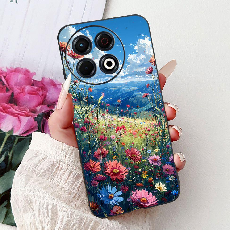 For Techno Spark 30 Pro 4G KL7 Cover For Tecno Spark 30 Pro 4G Case Luxury Butterfly Love Fashion Flowers Cool Lion Cute Painted
