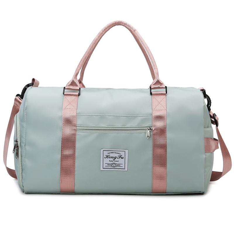 Oblique span sports fitness bag dry and wet separation portable travel bag large capacity travel luggage storage bag