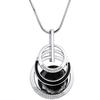 Lange Halsketten Anhänger für Frauen Collier Femme Round Statement Colar Maxi Modeschmuck