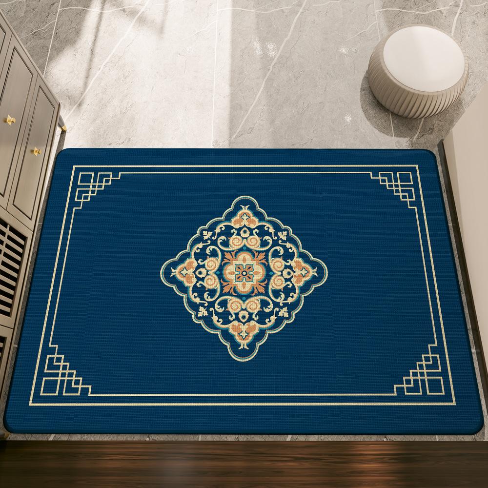 New Year's Festive Red Access Safe New Chinese Entry Door Floor Mat Home Entrance Door Anti-Slip Mat