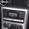 For Mercedes Benz SLK R172 2011 2012 2013 2014 2015 2016 Real Soft Carbon Fiber Car Central Control CD Panel Trim Sticker