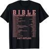 Funny Bible Emergency Numbers Gift Men Women Cool Christian T-Shirt
