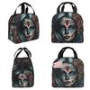 Mexico Skull Woman Vintage Style Insulated Lunch Bag for Women Office Cooler Thermal Food Box Tote Lunch Boxes Container