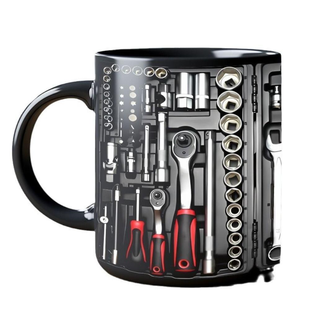 325ml Coffee Mug Toolbox Design Mechanic Mug Funny Mechanic Water Cup  Auto/Car Mechanic Gift