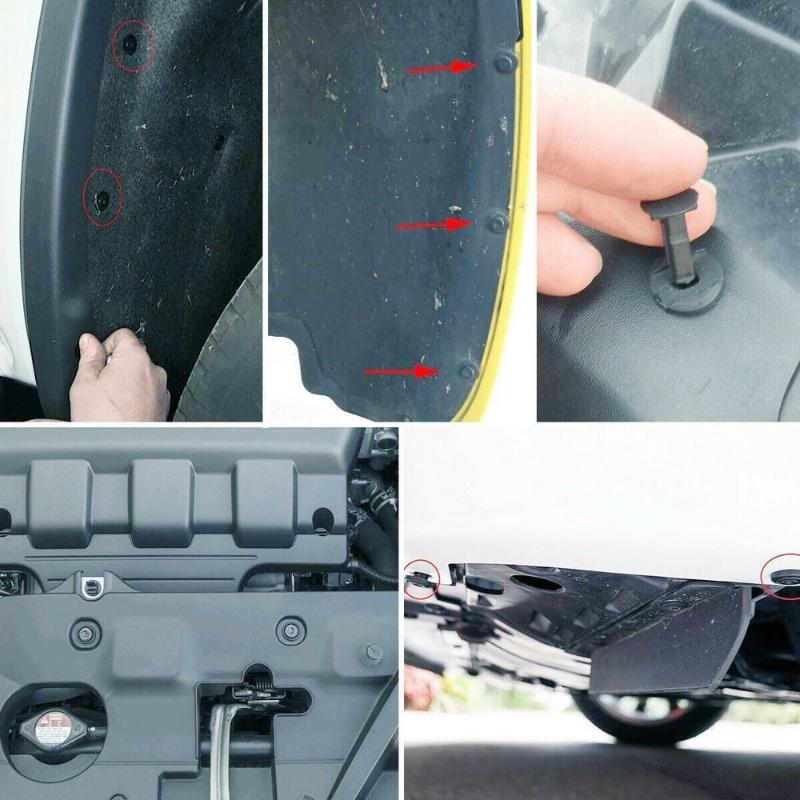 18 Dimensiuni 415 buc. Clip de fixare auto Kit de fixare a ușii Agrafe pentru panou de ornamente pentru Ford Chrysler Toyota Camry Honda Nissan Mazda