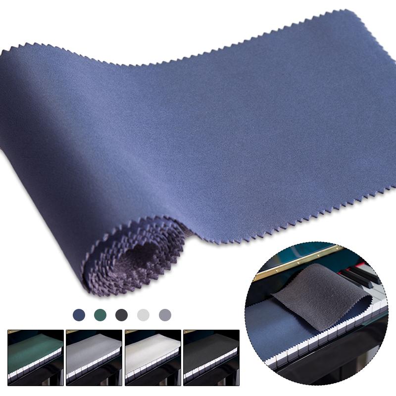Luxus-Technologie-Stoff Klavierabdeckung Tastatur-Staubschutz Nordische Tastaturabdeckungen Stoff Nicht waschbar 18x126cm Klavierzubehör