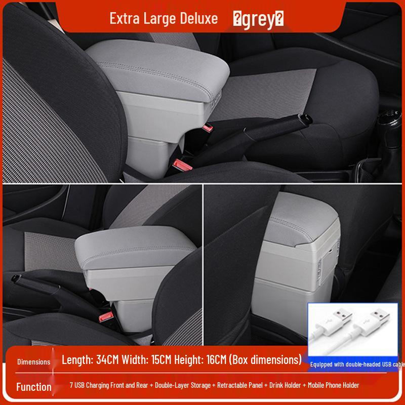 Honda Fit 2014-20 Third Gen Sporty Interior GK5 Central Armrest Box