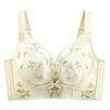 Lace Breathable Underwire Bra for Women Plus Size Bra for Women Adjustable Back Anti Sagging Gathered Top Bra