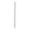 3Pc 15cm Transparent Triangle Ruler Multifunction DIY Drawing Tools School Office Supplies