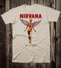 Retro T-shirt 100% katoen jaren 90 muziek rock grunge Nirvana In Utero unisex T-shirt