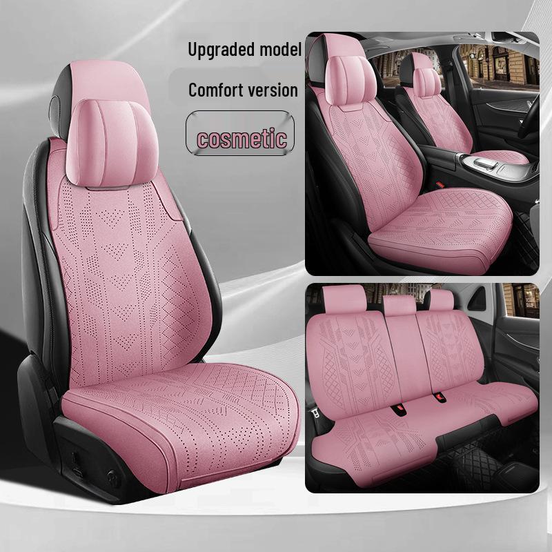 4th Gen Geely Emgrand Premium Suede Seat Covers - All Seasons Manual Xingyao Longteng Edition