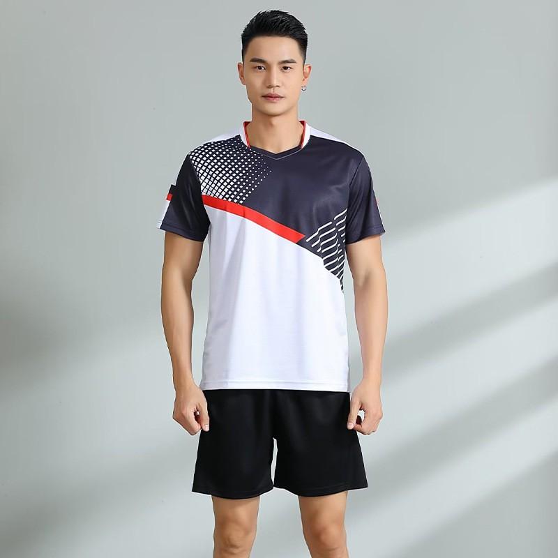 Ensemble de Sport Unisexe à Séchage Rapide Badminton Tennis Volleyball Ping Pong Entraînement Compétition Vêtements Athlétiques