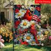 2D Flat - 2D Flat - 2D Flat 1pc July 4Th Patriotic American Garden Flag_3 (1) Garden Decoration Double S, Home Decoration, Yard Decoration, Outdoor De