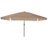 Garden Sun Umbrella Taupe 394 X 394 X 248 Cm