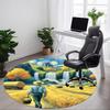 1pc Farm Scene Carpet for Office Non-Slip, Round Carpet, Soft & Comfortable, Carpet for Office, Round Floor Mat Yy251225110