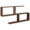 Wall Shelf Reclaimed Wood 100 X 12 X 50.5 Cm Engineered Wood