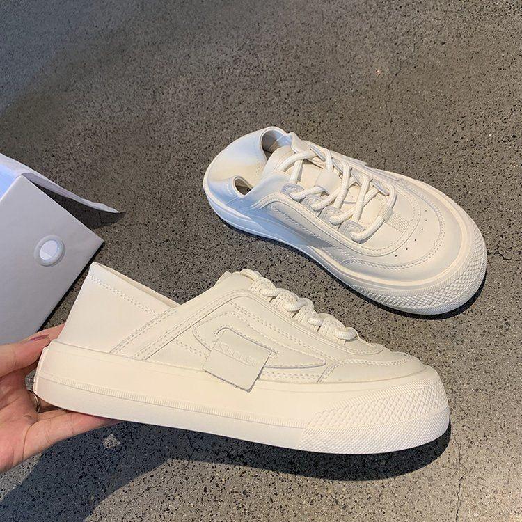 New Fashion Sneakers Women Off White Shoes Comfort Breathable Platform Sneakers Casual Loafers Shoes Zapatos Mujer 2025