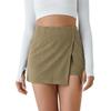 2025 High-Waisted Corduroy Mini Skirt with Shorts – Fashionable Autumn Style for Women