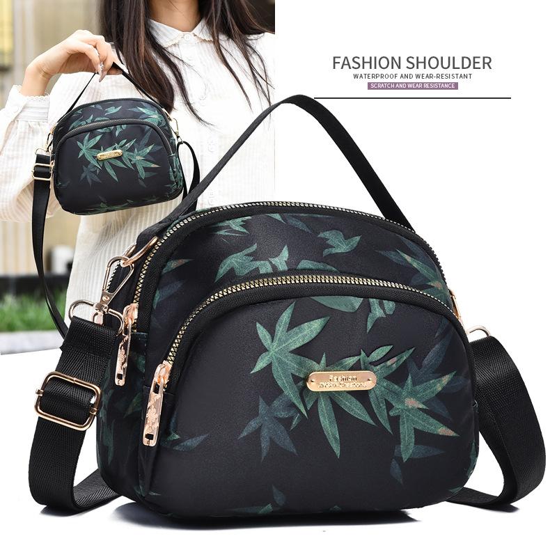 1 Stück Große Kapazität Outdoor Mode Umhängetasche Mittleren Alters Damen Vielseitig Reise Umhängetasche Mehrschichtige Aufbewahrung Tragbar Schale Tasche