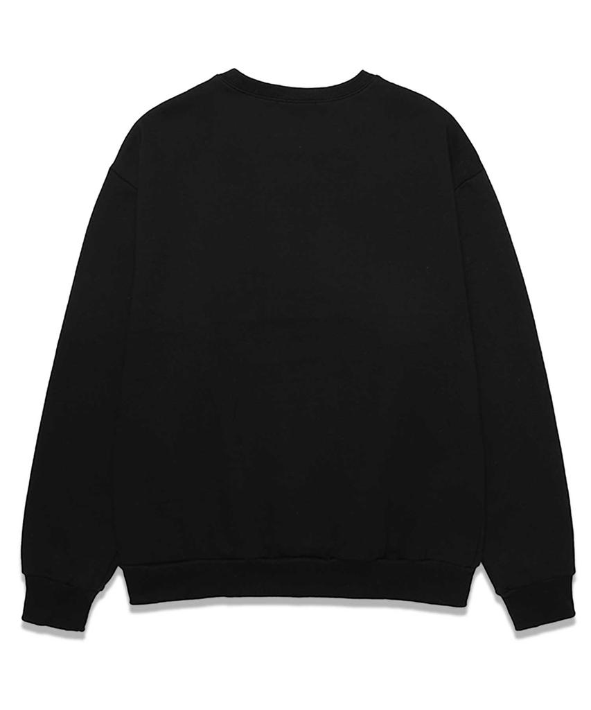 VANNWORKS Comport Bear Oversized Sweatshirt (Vndts105) Black