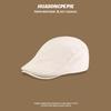 Retro Forward Hat Female Art Leisure Painter Hat Student British Style Newspaper Boy Hat Beret Male