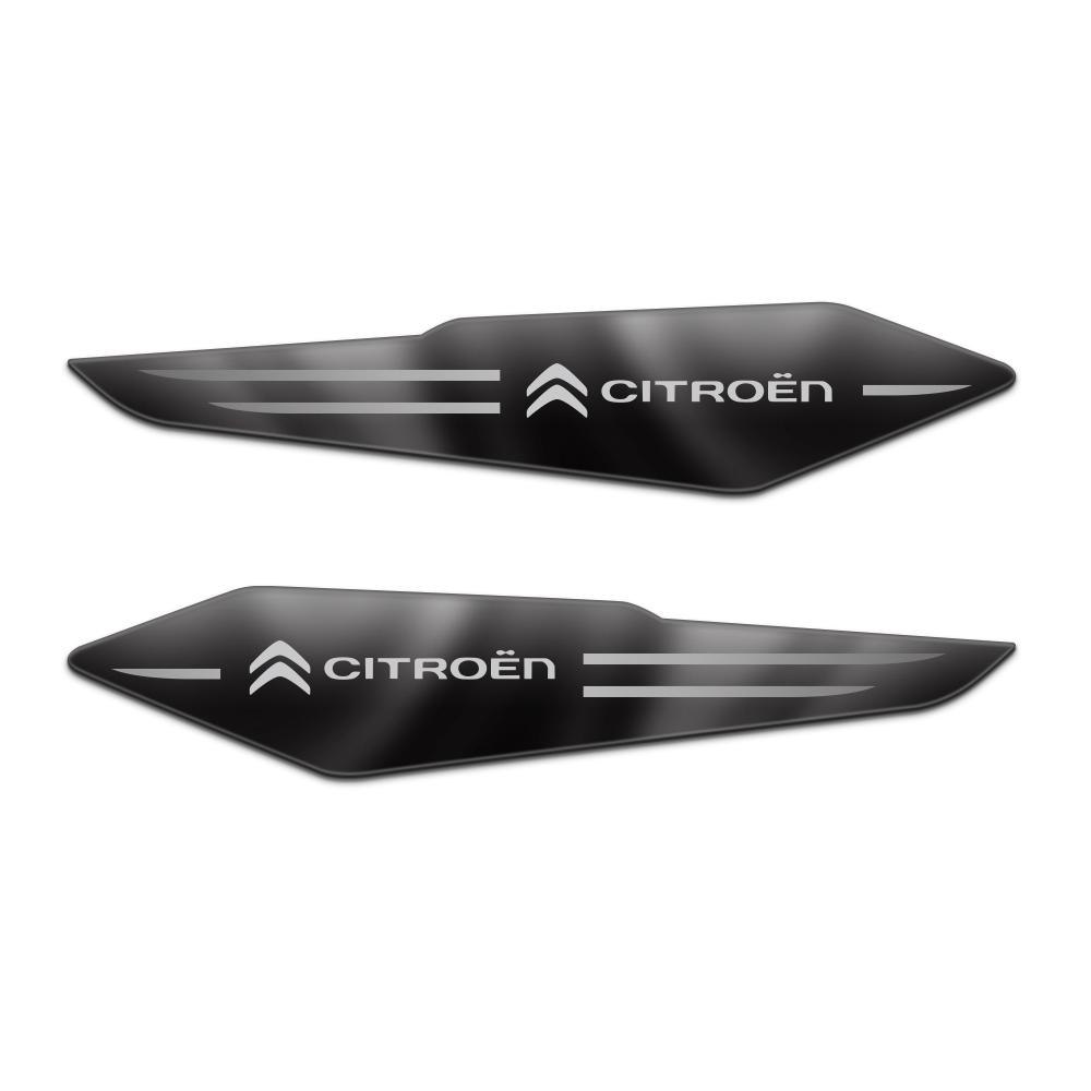 2Pcs Car 3D Metal Side Wing Emblem Fender Sticker Accessories For Citroen C1 C2 Grand C4 Picasso C4L VTS C-ELYSEE DS C3 C5 C6 Zm4