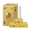 Qingfeng Original Wood Gold 3-Ply Facial Tissues, 4 Soft Packs