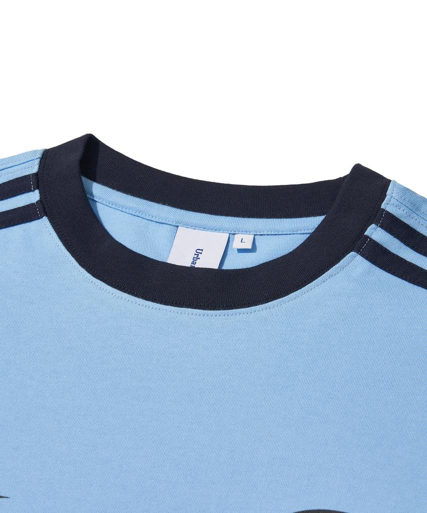URBANDTYPE Football Jersey Long Sleeve_Sky Blue