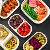 10/50Pcs Oval Sugarcane Bagasse Boxes Eco-Friendly Biodegradable Food Containers W/Pet Lid