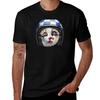 Biker Katze T-Shirt Große Größe Kurzarm T-Shirt für Unisex