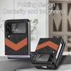 Lightweight Folding Leather Mobile Phone Case For Samsung Galaxy Z Flip4 5g Flip 4 Anti -Drop Folding Cover For Samsung Flip4
