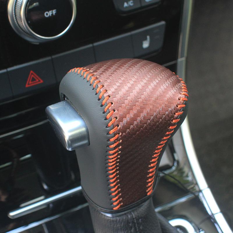 Car Gear Shift Knob Cover For New Haval H2 H6 H4 H2s M6 F5 H7 M6 Leather Gear Shift Cover Gearbox Shift Knob