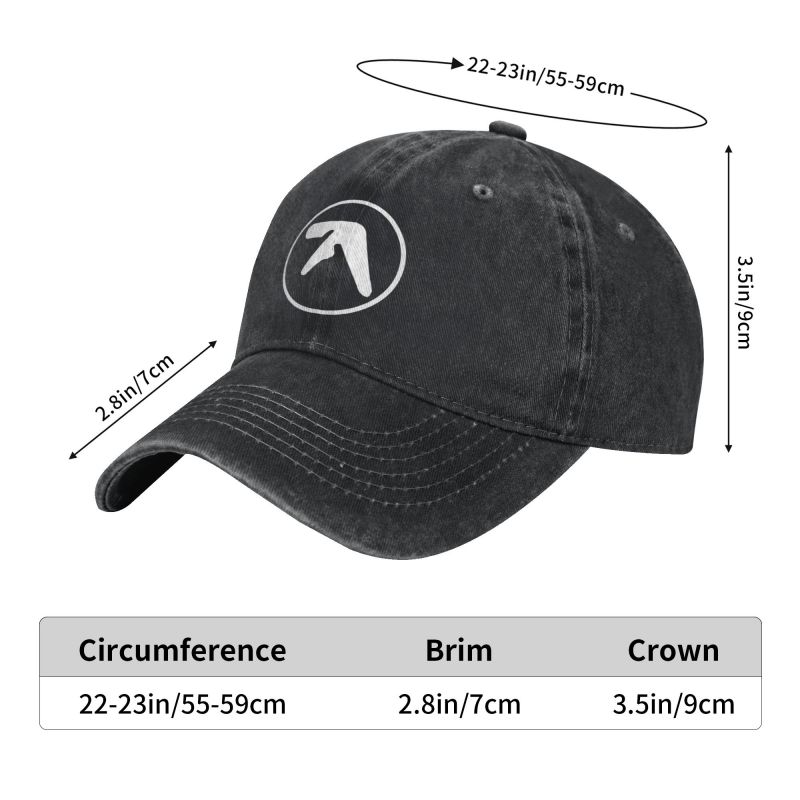 Custom Classic Aphex Twin Baseball Cap Women Unisex Adjustable Unisex Cotton Dad Hat Sports Snapback Caps