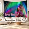 Custom Name Wall Hanging Tapestry,Taylor Swift Decorative Backdrop Tapestry For Dorm Home