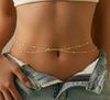 Europäische & Amerikanische mehrschichtige Perlen-Hüftkette - Vielseitiger Körperschmuck für Damen