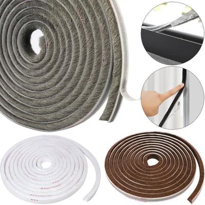 Door Strip Tape Brush Windproof Self Adhesive Pile Weatherstrip Sealing Strip Door And Window Seal