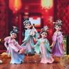 Retro Chinese Meisje Vier Schoonheden Bureauornament - Creatief Handgemaakt Verjaardagscadeau voor Vrienden en Beste Vriendinnen