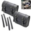 MIMIA Motorcycle Side Set of Touring Small Waterproof Set of Bags, 2, Saddlebags, Bags, Tools, Wallets, Items, (Black, 2)