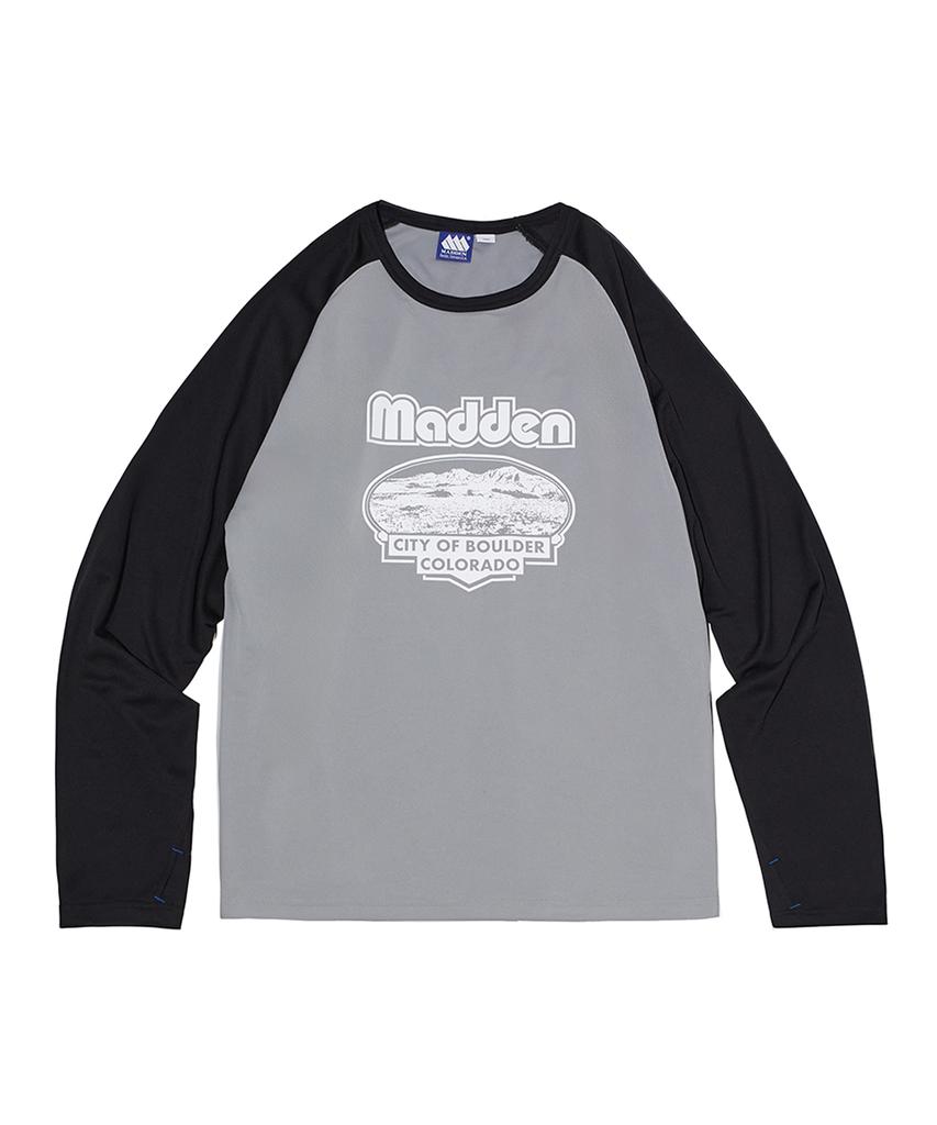 MADDEN Raglan Askin Mesh Long Sleeve Black