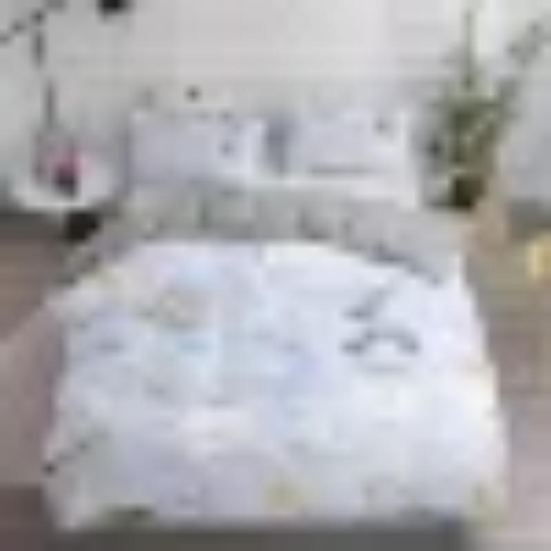 Home Textile Teddy Bear Flower Pattern Bedding Set Simple Bedspread Pillowcase Home Textile Children Adult Bedroom Decoration