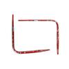 2pcs Chrome Rear Fog Lamp Cover Trim Treatment for Subaru Crosstrek XV 2018-